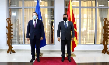Varhelyi says Zaev meeting focused on how to advance EU enlargement by opening accession talks