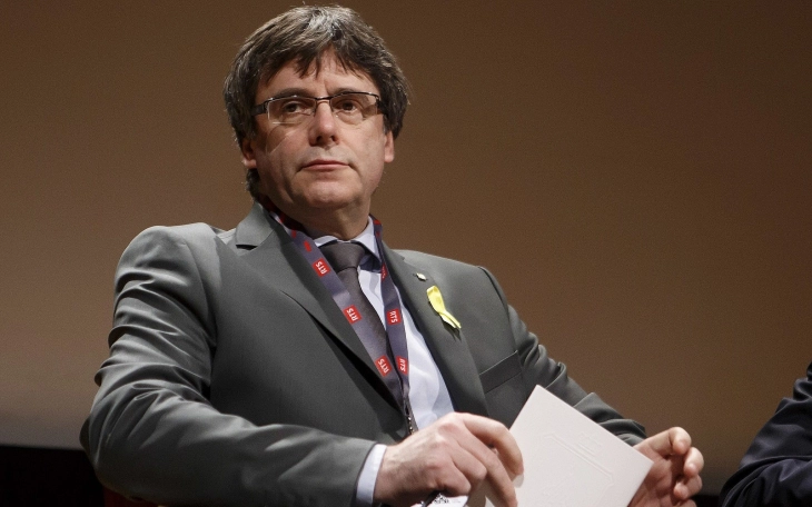 Puigdemont applies for immunity restoration ahead of Sardinia hearing