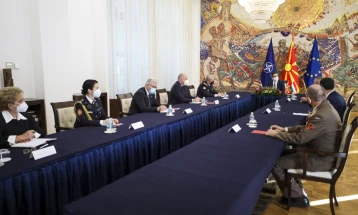 President Pendarovski meets with Commander of Hungarian Defence Forces