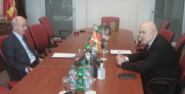 Bulgaria's Chief Public Prosecutor Geshev visit Skopje, meets with Macedonian counterpart Joveski, Justice Minister Marichikj