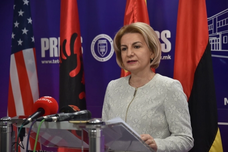 Tetovo Mayor Teuta Arifi concedes defeat