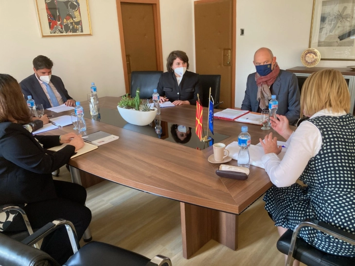 Judicial Council President Crvenkovska meets with EU Ambassador