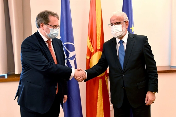 Speaker Xhaferi meets new Spanish Ambassador Lozano Garcia