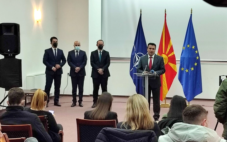 Zaev: A possible coalition with Alternativa based on programming principles, discussions to resume next week