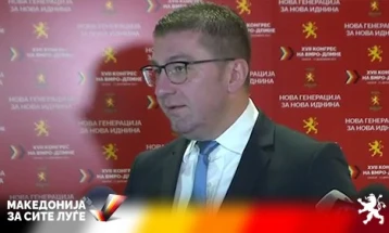 Mickoski: Early parliamentary elections necessary to get country back on winning track