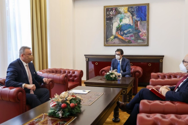 President Pendarovski, Speaker Xhaferi hold farewell meetings with Czech Ambassador