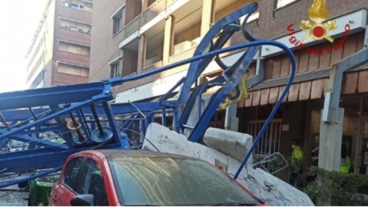 Three killed after crane collapse at Turin construction site