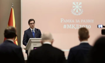 President Pendarovski presents MKD2030 development framework