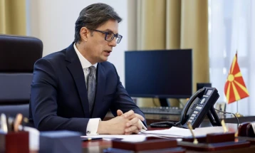 President Pendarovski holds phone call with Sir Stuart Peach, UK’s Special Envoy to Western Balkans