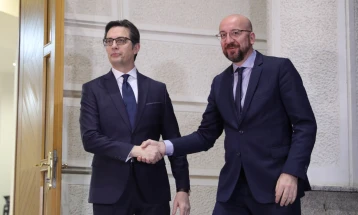 European Council President Charles Michel to visit North Macedonia on Thursday