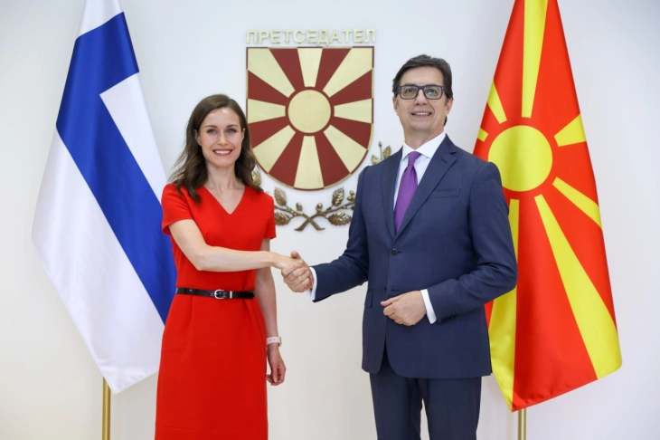 Pendarovski-Marin: North Macedonia a champion of NATO’s open-door policy