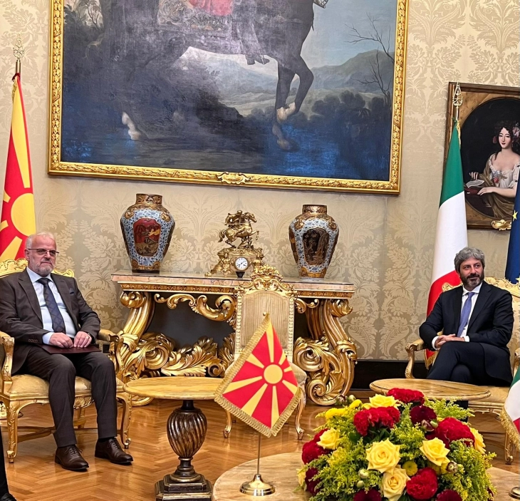 Xhaferi-Fico: North Macedonia and Italy enjoy traditionally good and friendly relations