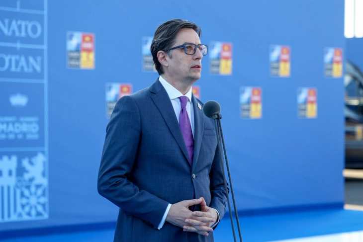 Pendarovski: NATO Summit in Madrid a unique opportunity for all allies to show strength and cohesion