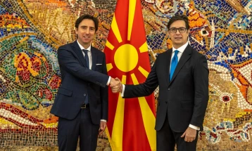 President Pendarovski receives letter of credence of new UK Ambassador to N. Macedonia 