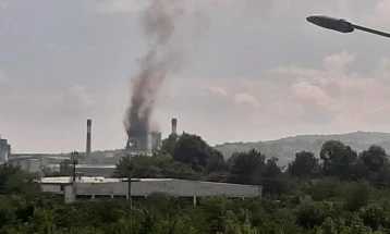 Fire in Skopje cement-producing plant extinguished