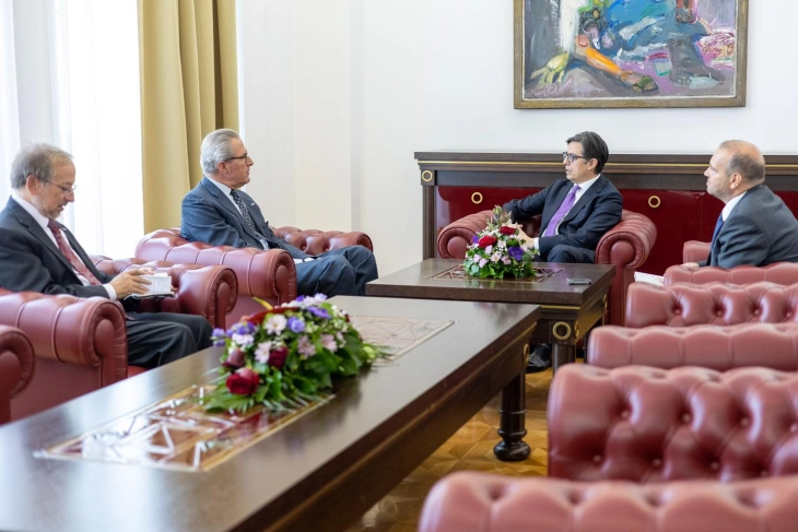 President Pendarovski holds farewell meeting with OSCE Ambassador Koja