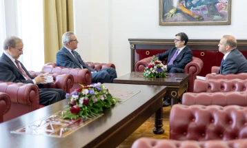 President Pendarovski holds farewell meeting with OSCE Ambassador Koja