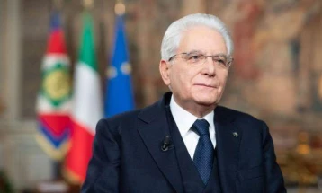 Italian President Mattarella to pay official visit to North Macedonia