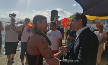 Matias Diaz Hernandez from Argentina wins 35th Ohrid Swimming Marathon