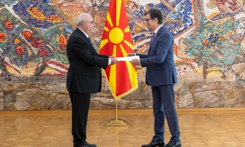Pendarovski receives credentials of new Armenian Ambassador