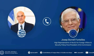 Dendias and Borrell discuss developments in Western Balkans, EU’s role in phone call