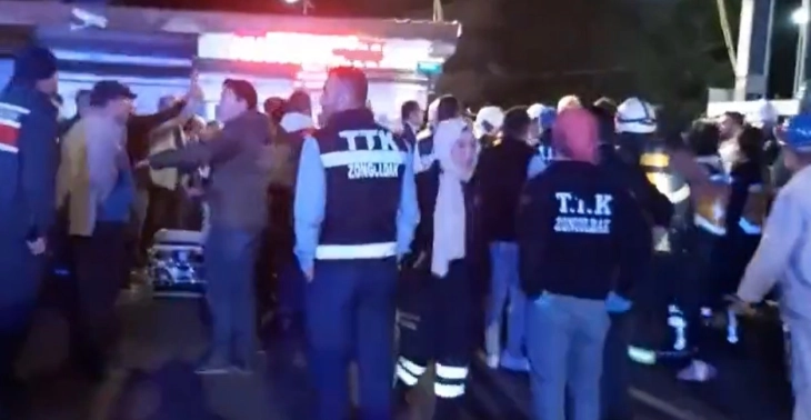 Governor: Dozens of workers stranded after mine blast in Turkey