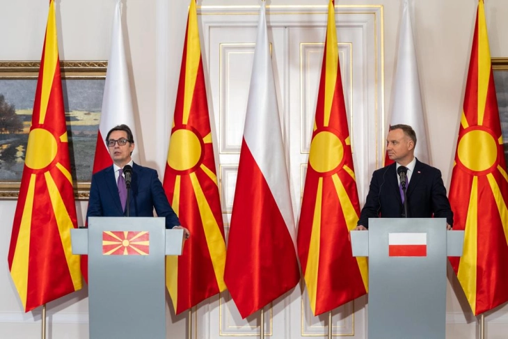 Pendarovski: Poland is North Macedonia’s vocal supporter, political dialogue at highest level