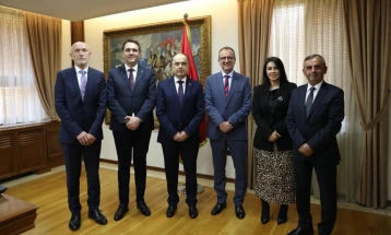 Alliance for Albanians' Taravari meets Albania's President Begaj