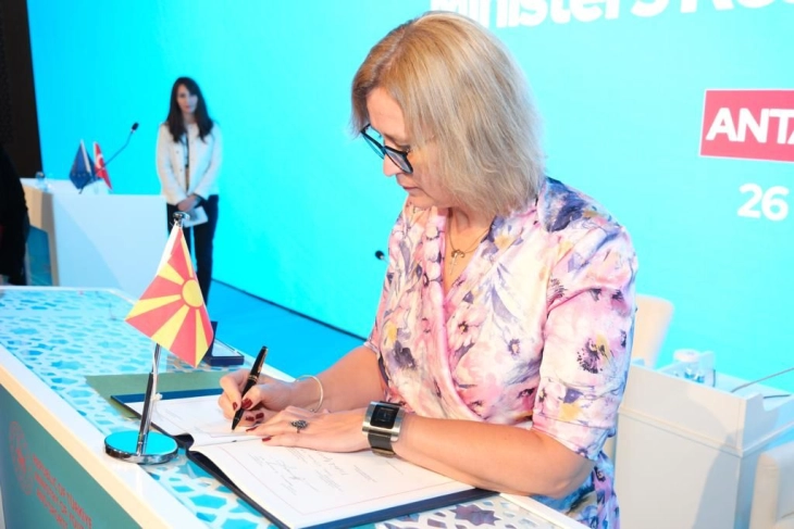 Deputy PM Grkovska signs Council of Europe Convention on Manipulation of Sports Competitions