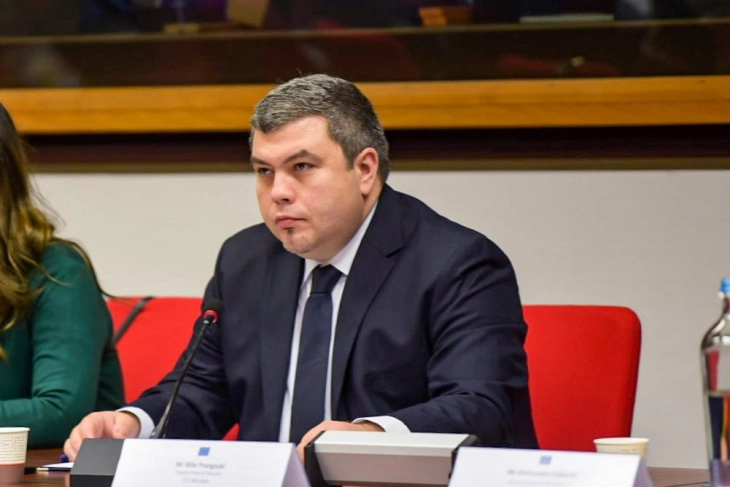 Маричиќ на средба со Могерини на „Колеџот на Европа“