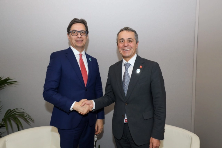 President Pendarovski meets Swiss, Hungarian counterparts in Paris 