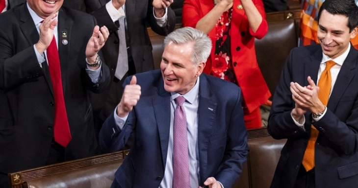 Kevin McCarthy wins House speakership on 15th vote