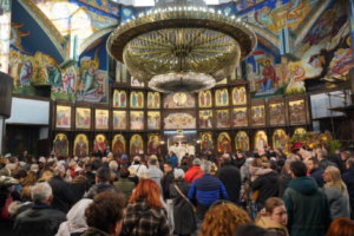 Christmas service in Skopje-based cathedral church