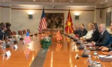 Шоле во Скопје на средба со Ковачевски: Силното стратешко партнерство со САД е од голема важност во годината која ни претстои
