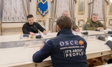 Osmani-Zelenskyy: OSCE possesses capacity to aid people through field operations