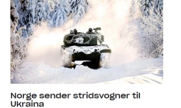 Норвешка тенковите за Украина ќе ги испорача до крајот на март, според министерот за одбрана во Осло