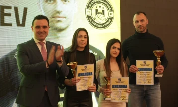 Одбојкарот Владо Милев е најдобар спортист на Струмица за минатата година