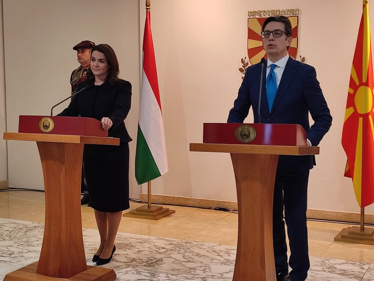 Novak - Pendarovski: Anëtarësimi i Maqedonisë së Veriut në BE ka rol kyç për stabilitetin e rajonit dhe Evropës, Hungaria do të ndihmojë për përshpejtimin e procesit