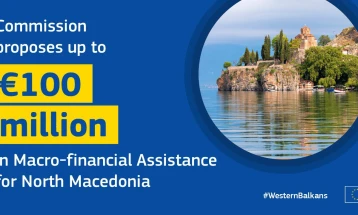 Von der Leyen: We stand by North Macedonia; we propose up to EUR 100 million