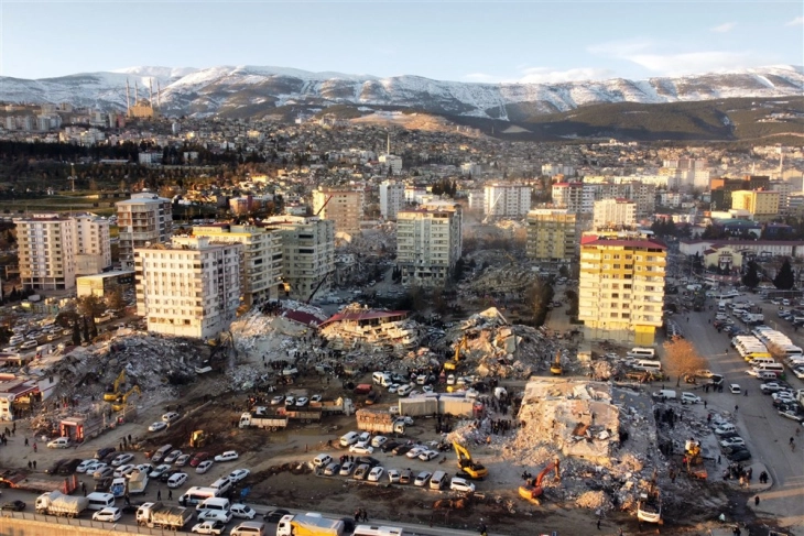 Group of nine Macedonian nationals returns to N. Macedonia from earthquake-hit area in Turkey