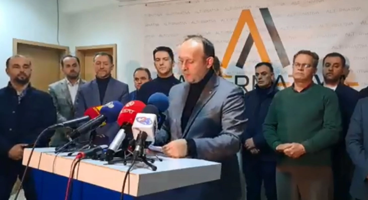 Gashi: Alternativa leaves Government coalition, goes into opposition