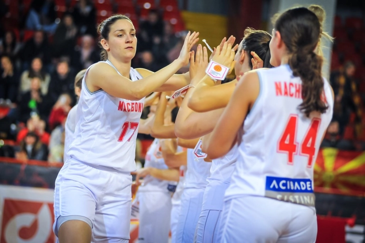 Начевска најмлада дебитантка во историјата на македонската репрезентативна кошарка