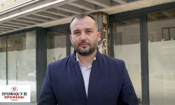 Лефков: Братот на Груби купил деловен објект на улица „Македонија“ од 127м2 вреден половина милион евра