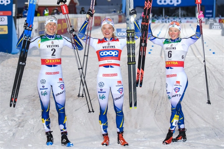 Доминација на Швеѓанките на спринтот класично на Светското првенство Словенија