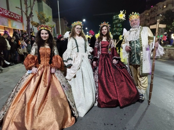 Strumica carnival procession sets off