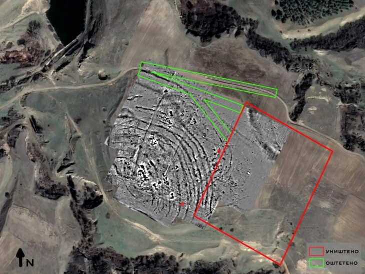 ЦИП: Продолжува оштетувањето на археолошкиот локалитет Влахо кај Живојно