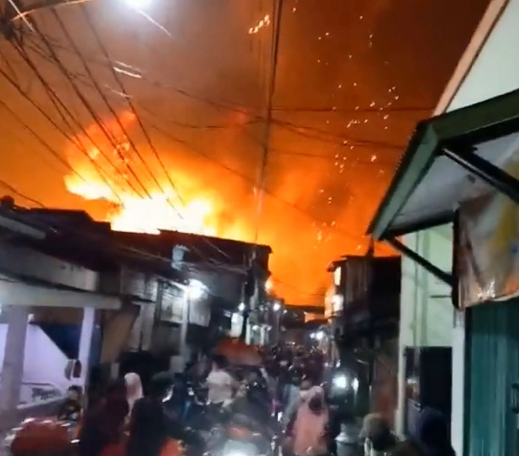 At least 13 killed, 50 injured in fire at Indonesian fuel depot