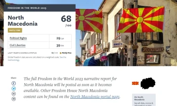 Freedom House: North Macedonia sees progress, but remains a 
