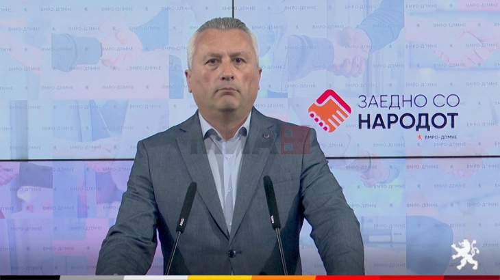 Сајкоски: ВМРО-ДПМНЕ утре почнува акција „Заедно со народот“