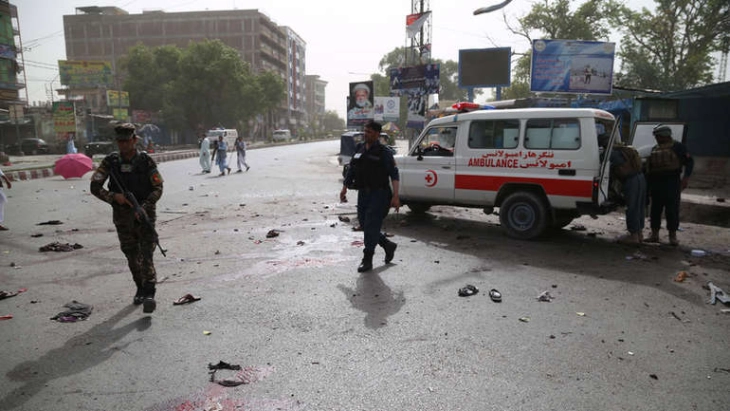One killed, eight wounded in blast at cultural centre in Afghanistan